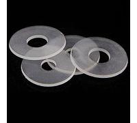 Cqinju-Arandela Plana 100 UNIDS Transparente Plástico Nylon Lavadora Espaciador Plana Lavadora Arandela, M2 M2.5 M3 M4 M5 M6 M8 M8.5 M9.8 M10 M12 M13, Durabilidad Duradera (Inner Diameter : M8)