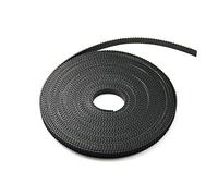 Cqinlu-Belt Partes de impresora 3D 1 0m gt2 Cinturón de tiempo síncrono de ancho 6mm 2gt-6mm ajuste for impresora 3D 2GT Accesorios de la polea de los cinturones, Impresoras 3D(Black)