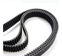 Cqinlu-Belt S3m201 / 210/222/231/234 sts Cinturón de tiempo de goma Negro, 1pc, Impresoras 3D(S3M-210,18 Mm)