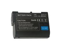 CQJFCYBRA Compatible con Cargador De Batería Nikon EN EL15, For Baterías De Cámara Z5, Z6, Z6 II, Z7, Z7II D780, D850, D7500, D500, D600 2550mAh(1 Battery)