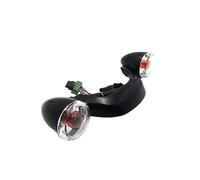 CQJJXKYC Moto Luces Traseras Compatible con Harley Davidson 2010 y posteriores, barra de luz trasera para motocicleta FLHRXSl Street Glide FLHX Road Glide Bullet(MT444-001-BK-CL)
