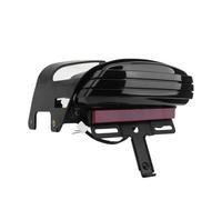 CQJJXKYC Moto Luces Traseras Compatible con Harley Davidson Dyna Fat Bob FXDF 2008 2009 2010-UP, luz trasera de motocicleta, luces de freno, lámpara de señal de giro(Black)
