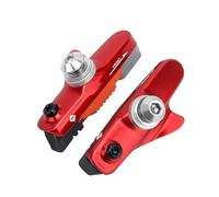 CQJJXKYC Pastillas Freno Bicicleta de Carretera para llanta C Freno CNC Almohadillas de Goma reemplazables Soporte de Freno de Bicicleta Zapatos Bloque de Goma(B Type Red)