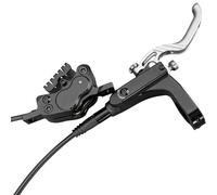 CQJJXKYC Tambor Trasero para Bicicleta Freno de Disco hidráulico MTB de 4 pistones, Pastillas de Freno de refrigeración de 850mm y 1500mm, presión de Aceite Am DH, Freno de Disco(Black-Right Rear)