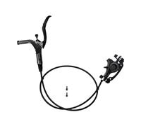 CQJJXKYC Tambor Trasero para Bicicleta Freno de Disco hidráulico para Bicicleta, rotores de 160mm, Placa de Pinza Aceite, Abrazadera Delantera y Trasera de montaña, Mango de 22,2mm, Pilar(Black-LF)
