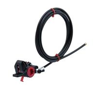 CQJJXKYC Tambor Trasero para Bicicleta GT267 Disco Derecho Bicicleta de montaña Pinza de Freno hidráulico reparación Tubo de Freno de Aceite 2300mm Accesorios de Bicicleta(Right Black Caliper)