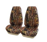 CQRBNE Coche Cubierta Asiento Funda Universal para Asiento Coche Protector Asiento Coche Transpirable Delantero Y Trasero Camuflaje para Vehículos Todoterreno Y Pesca Fundas Asientos Coche(2 Seat)