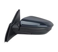 CQRBNE Espejo RETROVISOR Completo para Civic 2016-2020 3pins Espejos Ensamblaje de Vidrio Cubierta Marco Lente Plegado Manual Espejo Retrovisor Puerta Lateral Side View Mirror(Dark Blue Left)