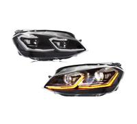 CQRBNE Faro Principal Auto Para VW para Golf 7 VII 2013-2017 | Para Faros Delanteros LED De Montaje Lámparas Delanteras Proyector TSI TDI(RHD)