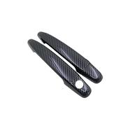 CQRBNE Manijas de Puerta Exterior Automotriz Cubierta Para Manijas Puerta Coche Para Toyota Para Isis 2004-2017 Protección Exterior Contra Rayones Y Antióxido(Handle 1 Keyhole E)