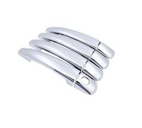 CQRBNE Manijas de Puerta Exterior Automotriz Para Citroen C4 MK1 2004~2014 Para Citroen Para C-Triomphe Cubierta Manija Puerta Exterior Automóvil(1 Keyhole 4 door A)