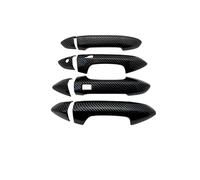 CQRBNE Manijas de Puerta Exterior Automotriz Para Geely Para Coolray Para Binyue Para PHEV SX11 2018-2024 Cubierta Adhesiva ABS Pieza Exterior Cubierta Manija Puerta Coche(Right Black)