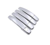 CQRBNE Manijas de Puerta Exterior Automotriz Para Vauxhall Para Holden Para Opel Para Astra H A04 MK3 2004~2009 Cubierta Manijas Puerta Coche Decoración Exterior(1 Keyhole No Button B)