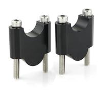 CQRBNE Moto Riser para YFZ 450 2004-2006 para Grizzly 660 700 para Kodiak 700 para Raptor 250 700 7/8 "22 mm Elevadores Barra Montaje Manillar CNC Motocicleta Abrazadera Manillar(Black 40mm)