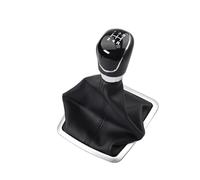 CQRBNE Perilla Cambio Marchas para Ford para Focus 2 MK2 FL MK3 MK4 MK7 para Galaxy para Mondeo para C-MAX 5 6 Perilla Cambio Velocidad Palanca Gaitor Palanca Coche(Black 5 Speed)