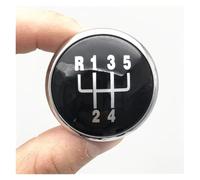 CQRBNE Perilla Cambio Marchas para VW para Golf 4 para Jetta Mk3 Mk4 para GTI para Bora para Lupo para Polo para Caddy Tapa Pomo Cambio Marchas Palanca Coche(Black Silver 5 Speed)