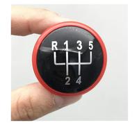 CQRBNE Perilla Cambio Marchas para VW para Golf 4 para Jetta Mk3 Mk4 para GTI para Bora para Lupo para Polo para Caddy Tapa Pomo Cambio Marchas Palanca Coche(Red 5 Speed)
