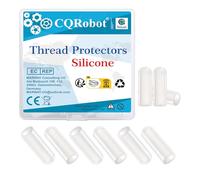 CQRobot Tappi terminali in Silicone 100Pezzi Bianco Protezioni per Filettature Rotondi Flessibile Viti Post Bullone Tappo Coprivite Protezione Filettatura Diametro 4mm,per Cavi Elettrici,Mobili,Tubi