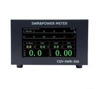Cqv-Swr-508 - Medidor de potencia Swr de 200 W, onda estacionaria digital para radio Hf de 1,8 a 54 MHz para modos FM Cw Am Ft8