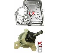 CQX - Elevalunas Manual Delantero Izquierdo para VW Transporter V T5 7H0837729 (2 Puertas)