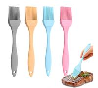 CQXSYTBN 8 Pinceles de Silicona para Cocina - Cepillos Resistentes al Calor, Antiadherentes, Fáciles de Limpiar, para Aceite, Salsas, Repostería, Horneado y BBQ