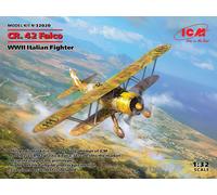 Cr. 42 Falco, WWII Italian Fighter 1 :3 2 Plástico Modelo Kit Icm