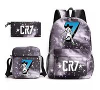 CR-7 Set mochila escolar ligera para adolescentes niños y niñas(A1)