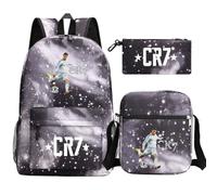 CR-7 Set mochila escolar ligera para adolescentes niños y niñas(A1)