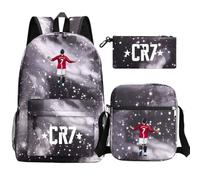 CR-7 Set mochila escolar ligera para adolescentes niños y niñas(B1)
