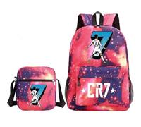 CR-7 Set mochila escolar ligera para adolescentes niños y niñas(B1)