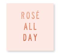 Cr Gibson 20 Count, 3 capas, de papel bebidas Servilletas, medidas 5 "x 5" - Rosa todo el día