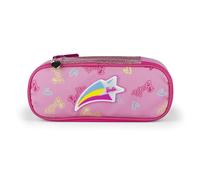 CR Group Srl Estuche ovalado con baúl para la escuela - Barbie, Rosa, Estuche