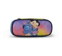 CR Group Srl Estuche ovalado con baúl para la escuela - Lilo y Stitch, multicolor, Estuche