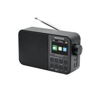 CR-M30DAB Radio Portátil Pequeña con Bluetooth, Batería Recargable, Radio Digital Dab+/FM con Despertador y Pantalla TFT a Color - Negra