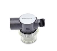 CR-MOESANCO® Filtro Bomba de Agua Shurflo 2088/8000 Carcasa Transparente