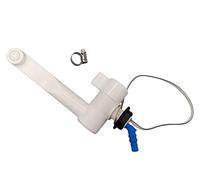 CR-MOESANCO® Grifo Camper 12V con Abrazadera Acero Inoxidable, Grifo para Autocaravana y Caravana con Interruptor para Bomba de Agua Sumergible, Caño 15cm Abatible Lavabo, Orificio 22mm