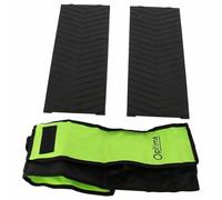 CR-MOESANCO® Juego de 2 Calzos de Nivelación para Autocaravana y Caravanas, Capacidad 4000kg, Cuñas Niveladoras con Superficie Grip Antideslizante y Elevación 10cm, Incluye Bolsa de Transporte.