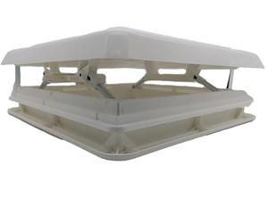 CR-MOESANCO® Kit Claraboya Hertus 40 x40 + Mosquitera Incorporada + Tornillos INOX de Montaje