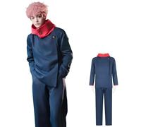 CR ROLECOS Anime Jujutsu Kaisen Dark Blue · Itadori Yuji Cosplay Disfraz Disfraz Uniforme Completo Halloween para todos los personajes XXL