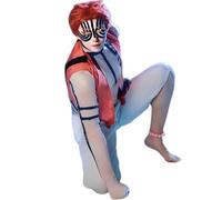 CR ROLECOS Disfraz de anime Akaza para cosplay, uniforme de Halloween, conjunto completo para adultos, talla S