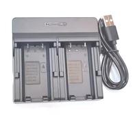 CR-V3P - Cargador de batería dual USB para cámara Polaroed PDC-1050 para Sanyo Xacti DSC-R1 S1 S3 S4 S5 VPC-R1 R1E R1EX S5 S5 BK S6 S1 S3 S4 DC4500 para Rollei Prego da3 da4 da4 da4 5 Accesorios