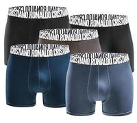 CR7 Bañador para hombre, Mezcla de negro-gris, M