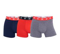 CR7 Cristiano Ronaldo Boxers de Algodón para Hombre, Paquete de 3, Rojo, Armada, Gris, M