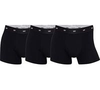 CR7-Boxers Homem em Bambu Extra Suave, Extra Durabilidade, Pack de 3 Unidades Todas em Preto, Elástico CR7 Ronaldo L