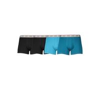 CR7 Calzoncillos bóxer básicos, paquete de 4 unidades, multicolor, negro-azul, L para hombre