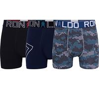 CR7 Cotton Trunks Baadores Ajustados para Hombre Niños (Pack de 2)