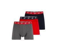 CR7 Cristiano Ronaldo Boxers de Algodón para Hombre, Paquete de 3, Rojo, Armada, Gris, M