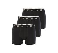 CR7 Cristiano Ronaldo Boxers de Algodón para Hombre, Paquete de 3, Negro, XL