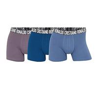 CR7 Cristiano Ronaldo CR7 3-Pack Men's Cotton Trunk Baadores Ajustados para Hombre, Multicolor, L