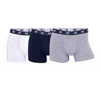 CR7 Hombre Cristiano Ronaldo 3-Pack Tronco Boxer - Gris/Blanco/Armada - M